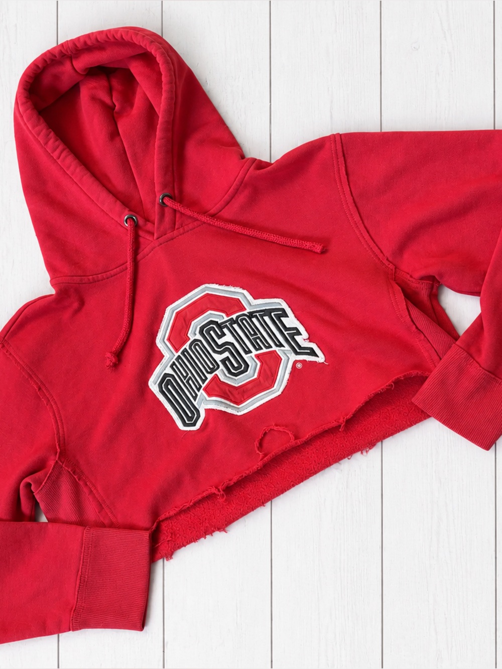 Ohio State Official cropped hoodie